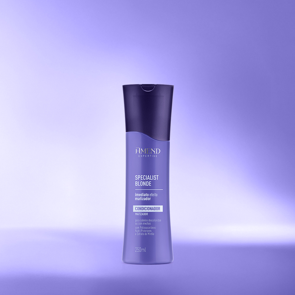 Condicionador Matizador Amend Expertise Specialist Blonde 250ml image number 6